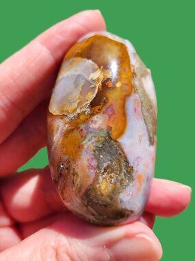 Ocean Jasper Palm Stone (OJ174a)